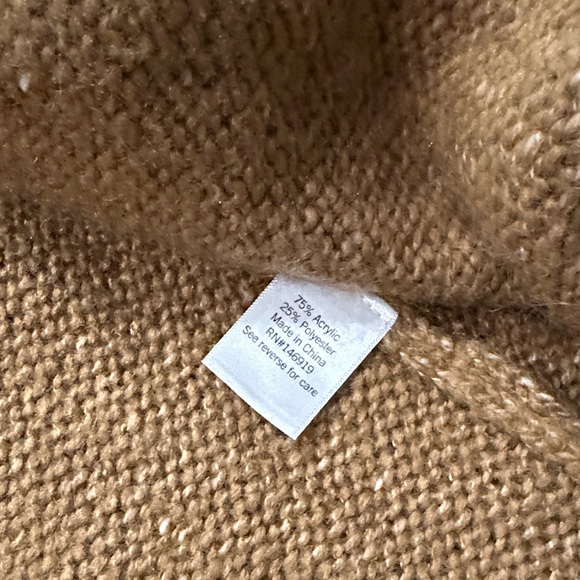 SO Brown speckled Cardigan Sweater Size Medium - Picture 4 of 9